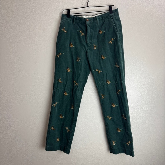 Polo Ralph Lauren Duck Embroidery Pleated Chino Pants Size 32X30